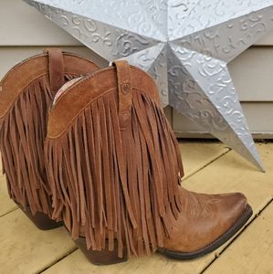 Ariat Fringe Cowboy Boots Ladies 8